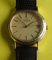 Omega automatic 14K gold circa 1973 vintage